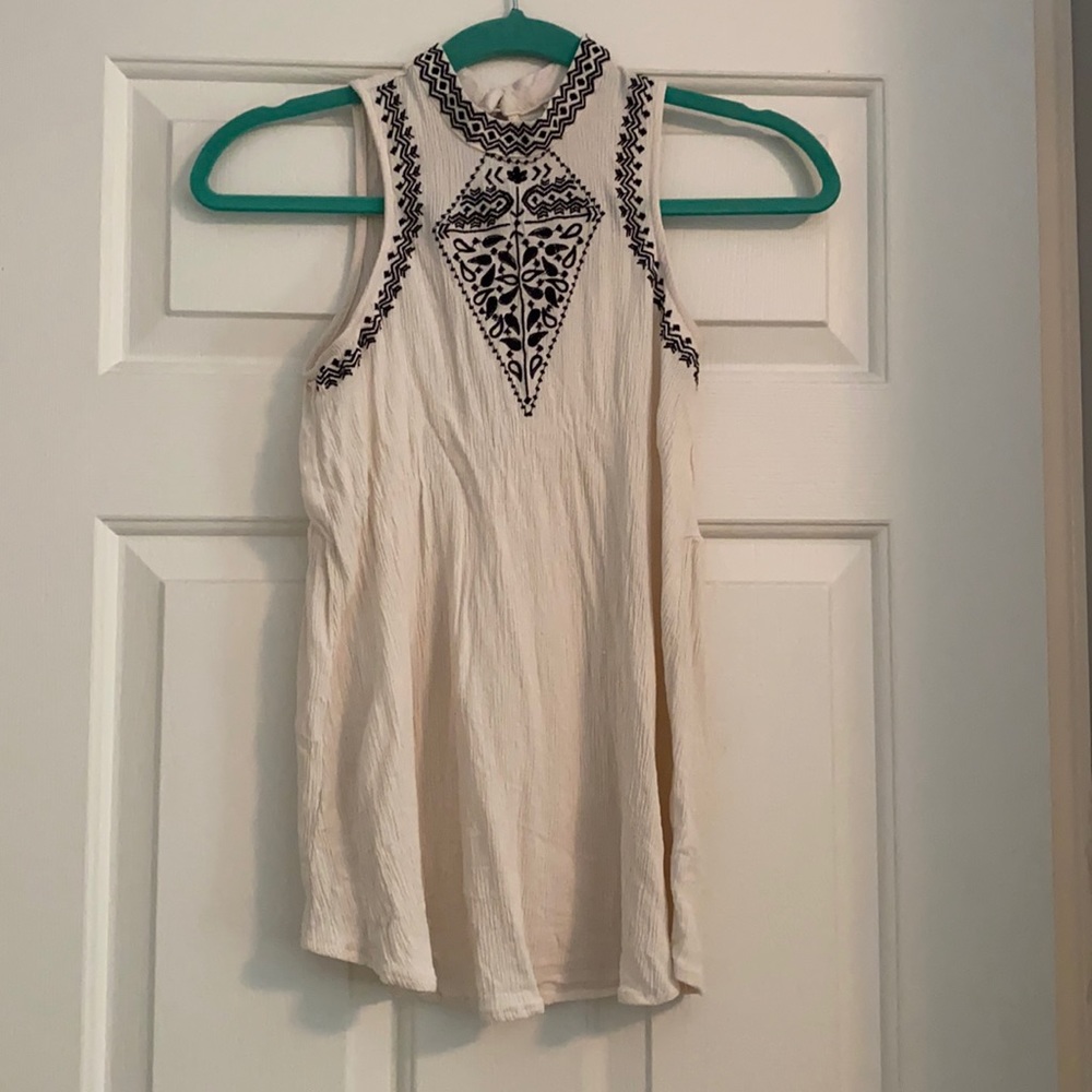 Embroidered Tank